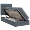 vidaXL LED t&aacute;rol&oacute;s &aacute;gy matraccal S&ouml;t&eacute;tsz&uuml;rke 100 x 200 cm B&aacute;rsony
