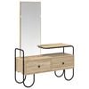 vidaXL &Ouml;lt&ouml;zk&ouml;dőasztal Sonoma T&ouml;lgy 100 x 36,5 x 136 cm Szerelt Fa