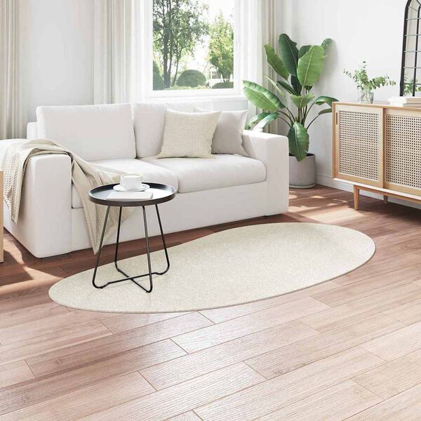 vidaXL Ter&uuml;letszőnyegek HUARTE Kr&eacute;m 100 x 200 cm Poli&eacute;szter