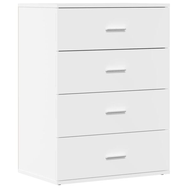 vidaXL 2 db fehér szerelt fa tálalószekrény 60 x 39 x 80 cm