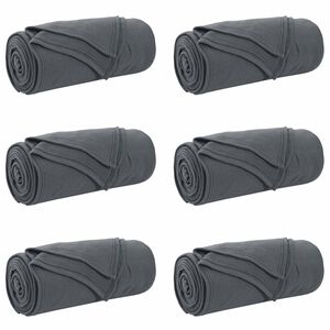 vidaXL Takar&oacute;k 6 db S&ouml;t&eacute;tsz&uuml;rke 170 x 130 cm 1.86 kg Gyapj&uacute;