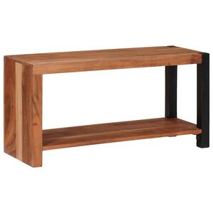 vidaXL K&ouml;nyvespolc Barna 80 x 30 x 40 cm T&ouml;m&ouml;r Ak&aacute;cfa