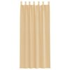 vidaXL 2 db homokszínű fátyolfüggönyök hurokkal 140x225 cm