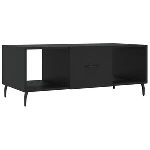 vidaXL fekete szerelt fa doh&aacute;nyz&oacute;asztal 102 x 50 x 40 cm