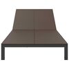 vidaXL Napoz&oacute;&aacute;gy 2-szem&eacute;ly Barna 60 x 200 x 27cm polirattan