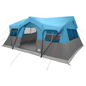 vidaXL Csal&aacute;di S&aacute;tor 487 x 340 x 216 cm K&eacute;k Poli&eacute;szter &eacute;s ac&eacute;l