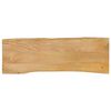 vidaXL t&ouml;m&ouml;r mang&oacute;fa term&eacute;szetes &eacute;lű asztallap 120 x 40 x 2,5 cm