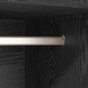 vidaXL Ruh&aacute;sszekr&eacute;ny polcokkal Fekete t&ouml;lgy 50 x 50 x 200 cm Faanyag