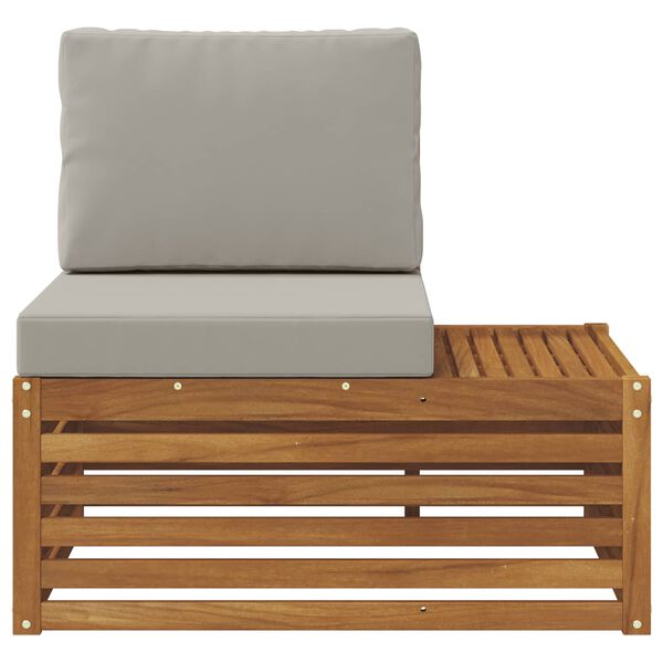 vidaXL K&uuml;lt&eacute;ri v&eacute;gkanap&eacute; Term&eacute;szetes 91 x 63 x 73 cm T&ouml;m&ouml;r Ak&aacute;cfa