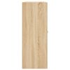 vidaXL 2 db sonoma t&ouml;lgy sz&iacute;nű szerelt fa falra szerelhető szekr&eacute;ny