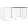 vidaXL vil&aacute;gossz&uuml;rke horganyzott ac&eacute;l ty&uacute;kketrec tetővel 203x98x90 cm