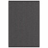 vidaXL Ajt&oacute;szőnyeg Fekete 60 x 90 cm Polipropil&eacute;n
