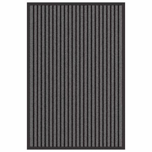 vidaXL Ajt&oacute;szőnyeg Fekete 60 x 90 cm Polipropil&eacute;n