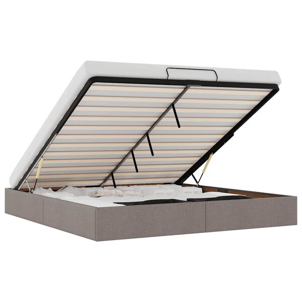 vidaXL Ottom&aacute;n t&oacute;psz&iacute;nű sz&ouml;vet &aacute;gykeret matrac n&eacute;lk&uuml;l 160 x 200 cm