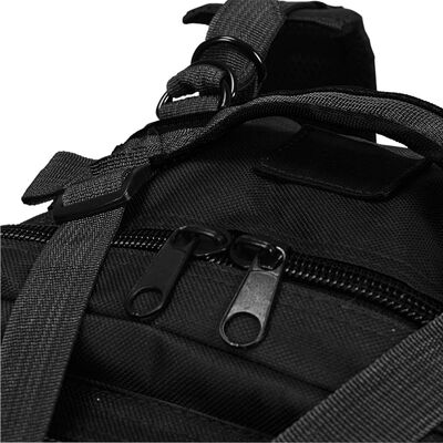 vidaXL fekete katonai hátizsák 50 L