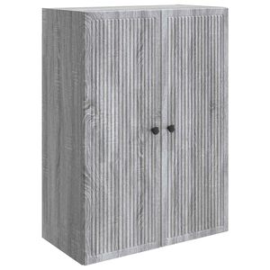 vidaXL Fali szekr&eacute;ny Sz&uuml;rke Sonoma 66 x 34,5 x 90 cm Szerelt Fa