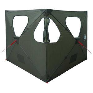 vidaXL Vad&aacute;sz S&aacute;tra 145 x 145 x 150 cm Katonai z&ouml;ld Poli&eacute;szter &eacute;s ac&eacute;l