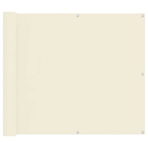 vidaXL Erk&eacute;ly Sz&uacute;nyogh&aacute;l&oacute; Kr&eacute;m 100 x 600 cm Oxford Sz&ouml;vet