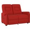 vidaXL 2 személyes bordó műbőr dönthető masszázsfotel