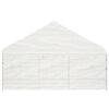 vidaXL fehér polietilén pavilon tetővel 4,46 x 5,88 x 3,75 m