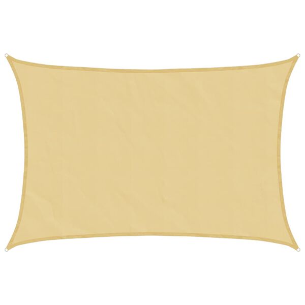 vidaXL homoksz&iacute;nű 100% poli&eacute;szter oxford sz&ouml;vet napvitorla 5x4 m