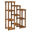 vidaXL N&ouml;v&eacute;ny&aacute;llv&aacute;ny Term&eacute;szetes 85 x 30 x 114,5 cm T&ouml;m&ouml;r Ak&aacute;cfa