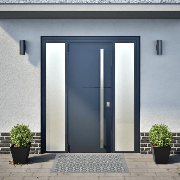 vidaXL 2 db fekete ac&eacute;l kerti n&ouml;v&eacute;nytart&oacute; 30 x 30 x 30 cm