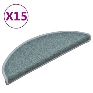 vidaXL 15 db l&eacute;pcsőszőnyeg 56 x 17 x 3 cm tengerk&eacute;k f&eacute;lk&ouml;r alak&uacute;