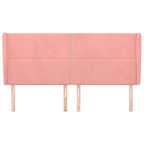 vidaXL r&oacute;zsasz&iacute;n b&aacute;rsony fejt&aacute;mla sz&aacute;rnyakkal 163 x 23 x 118/128 cm