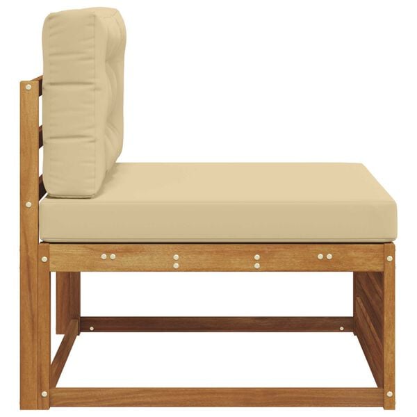 vidaXL K&uuml;lt&eacute;ri K&ouml;z&eacute;pső kanap&eacute; T&ouml;m&ouml;r Ak&aacute;cfa Term&eacute;szetes