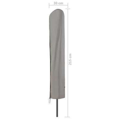 Madison szürke ernyőhuzat talpas napernyőhöz 215x30 cm