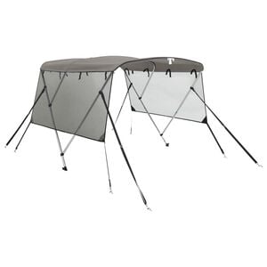 vidaXL h&aacute;rom&aacute;g&uacute; bimini tető h&aacute;l&oacute;s oldalfalakkal 183x(137-152)x137 cm