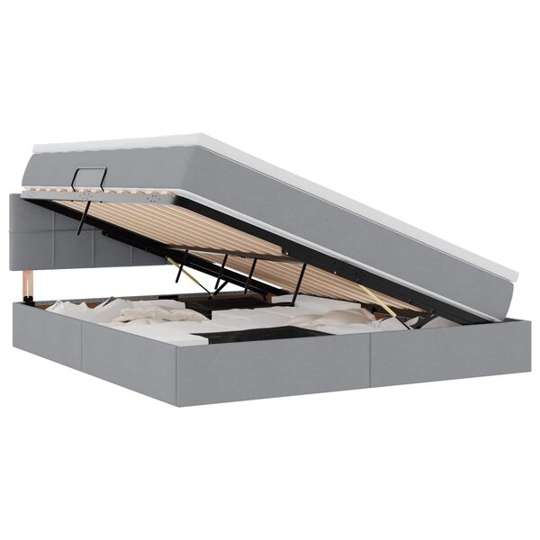 vidaXL &Aacute;gy t&aacute;rol&oacute;val &eacute;s LED l&aacute;mp&aacute;val Vil&aacute;gossz&uuml;rke 180 x 200 cm