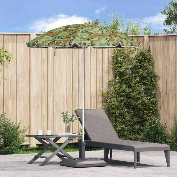 vidaXL Napernyő Terepsz&iacute;nű 161 x 161 x 193 cm Poli&eacute;szter