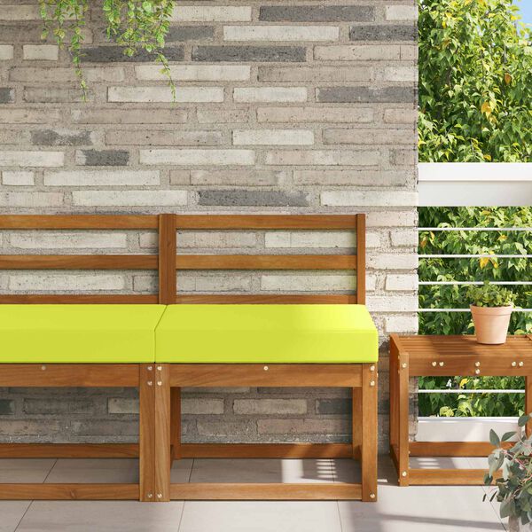 vidaXL K&uuml;lt&eacute;ri kanap&eacute; p&aacute;rna Z&ouml;ld 60 x 60 x 8 cm Poli&eacute;szter