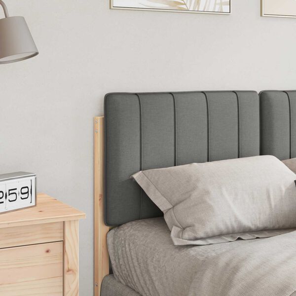 vidaXL K&aacute;rpitozott fejt&aacute;mla fejt&aacute;ml&aacute;val Barna &eacute;s Vil&aacute;gossz&uuml;rke 120 cm