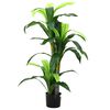 vidaXL z&ouml;ld mesters&eacute;ges dracaena fa 36 lev&eacute;llel 120 cm