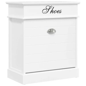 vidaXL feh&eacute;r cs&aacute;sz&aacute;rfa cipőszekr&eacute;ny 50 x 28 x 58 cm