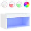 vidaXL feh&eacute;r TV-szekr&eacute;ny LED-vil&aacute;g&iacute;t&aacute;ssal 60 x 30 x 30 cm