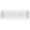 vidaXL horganyzott acél gabion magaságyás 180 x 50 x 50 cm