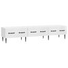 vidaXL TV szekr&eacute;ny Magasf&eacute;nyű Feh&eacute;r 147 x 34,5 x 30 cm Szerelt Fa
