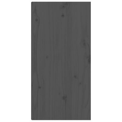 vidaXL szürke tömör fenyőfa faliszekrény 30 x 30 x 60 cm