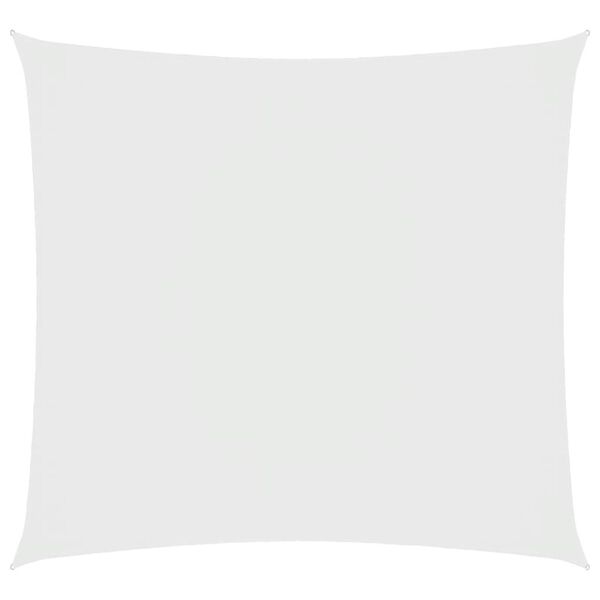 vidaXL fehér négyzet alakú oxford-szövet napvitorla 7 x 7 m