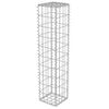 vidaXL horganyzott ac&eacute;l gabion fal fed&eacute;llel 20 x 20 x 100 cm
