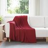 vidaXL Takar&oacute;k 6 pcs Bordeaux piros 170 x 130 cm Gyapj&uacute;