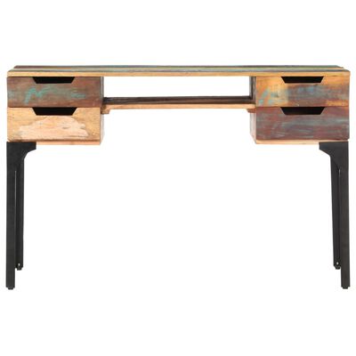 vidaXL tömör újrahasznosított fa íróasztal 118 x 48 x 75 cm