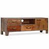 vidaXL vintage st&iacute;lus&uacute; t&ouml;m&ouml;r fa TV-szekr&eacute;ny 118 x 30 x 40 cm