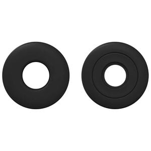 vidaXL Foci asztali labda csap&aacute;gyak 10 pcs Fekete 5 x 5 x 2,8 cm PP