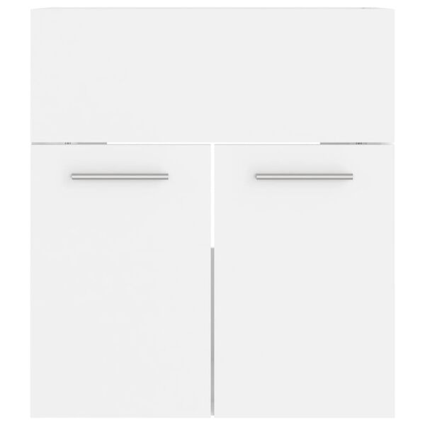 vidaXL fehér szerelt fa mosdószekrény 41 x 38,5 x 46 cm