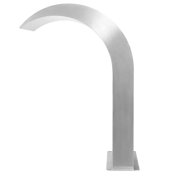 vidaXL ez&uuml;stsz&iacute;nű rozsdamentes ac&eacute;l medence-sz&ouml;kők&uacute;t 45 x 30 x 65 cm